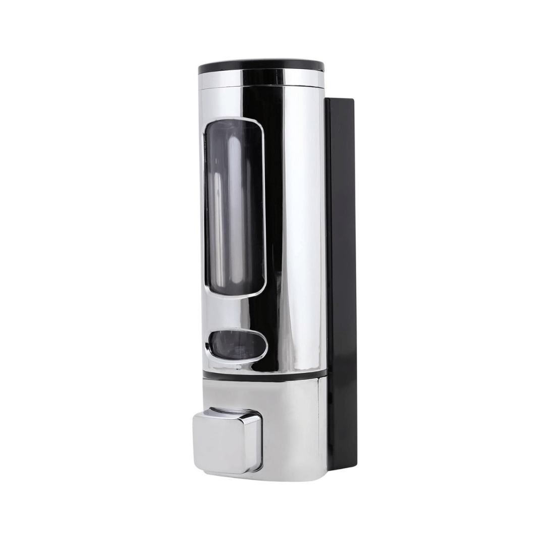 BATHBLISS - Soap Dispenser Silver Capsule 1 Set