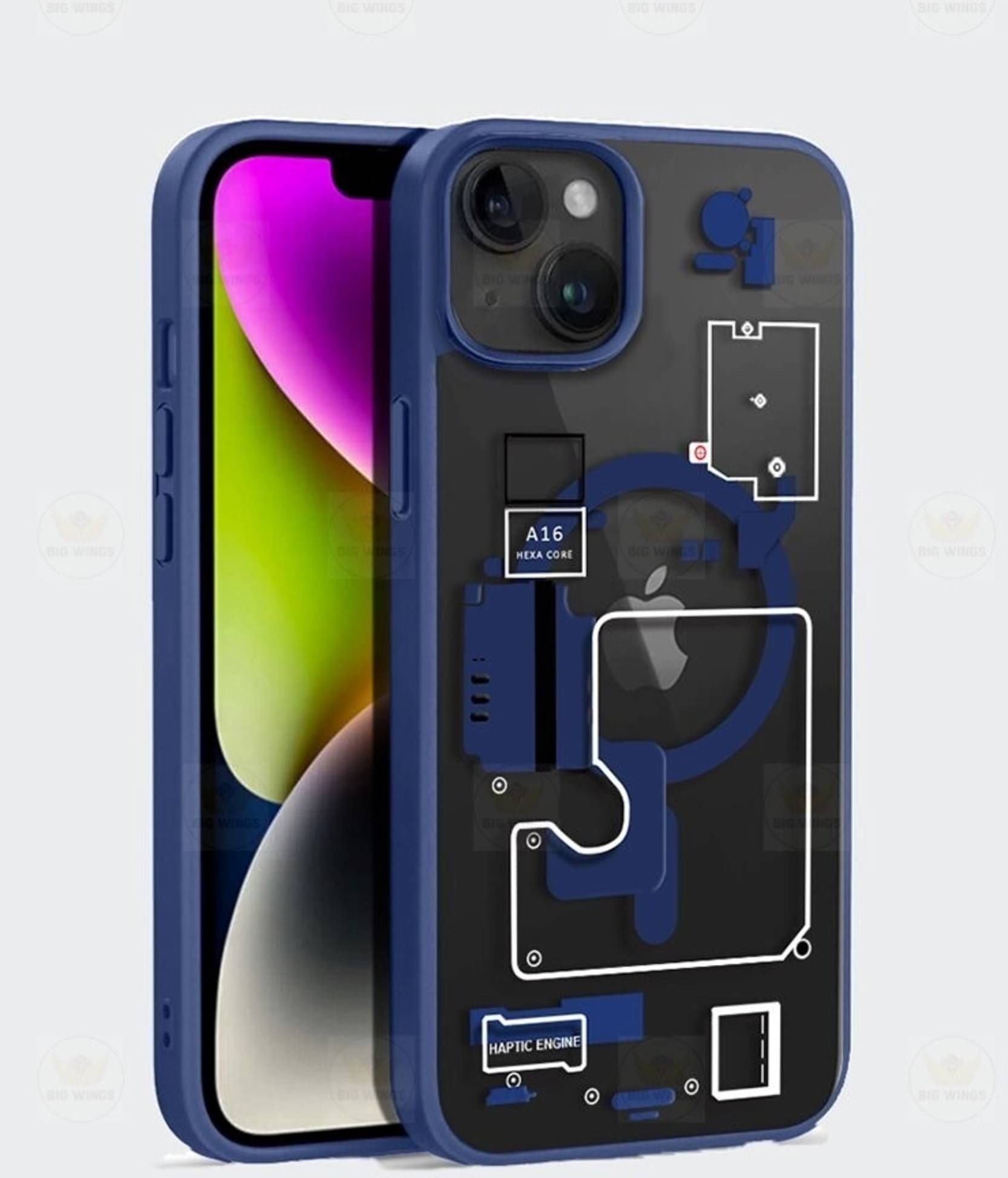 BIG WINGS Blue Printed Back Cover Polycarbonate Compatible For Apple iPhone 14 Pro Max ( Pack of 1 ) BIG WINGS Blue Printed Back Cover Polycarbonate Compatible For Apple iPhone 14 Pro Max ( Pack of 1 )