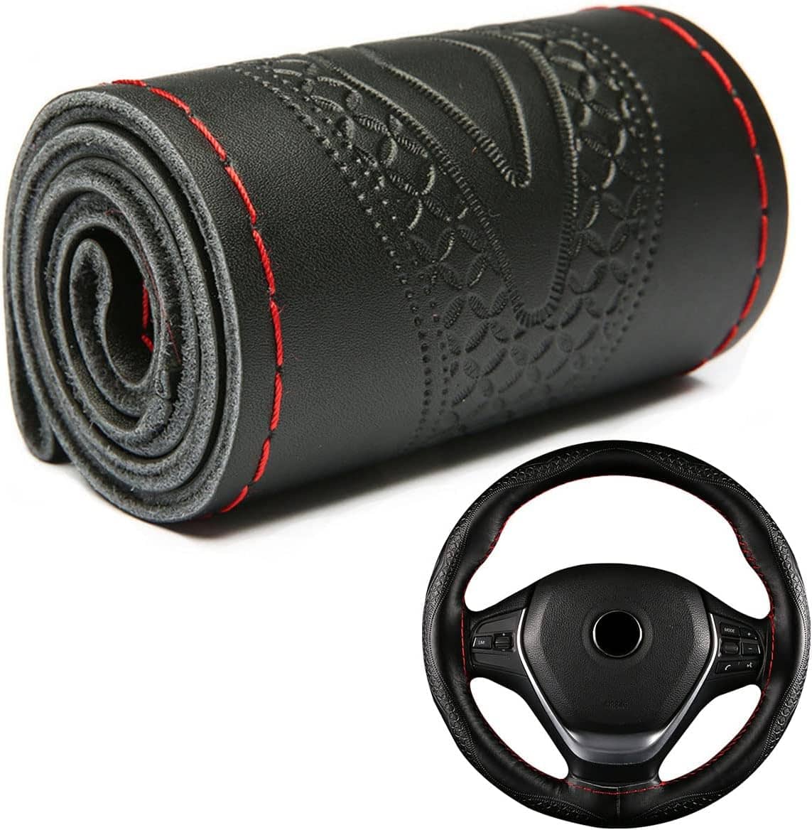 CarFrill Steering Cover Leather