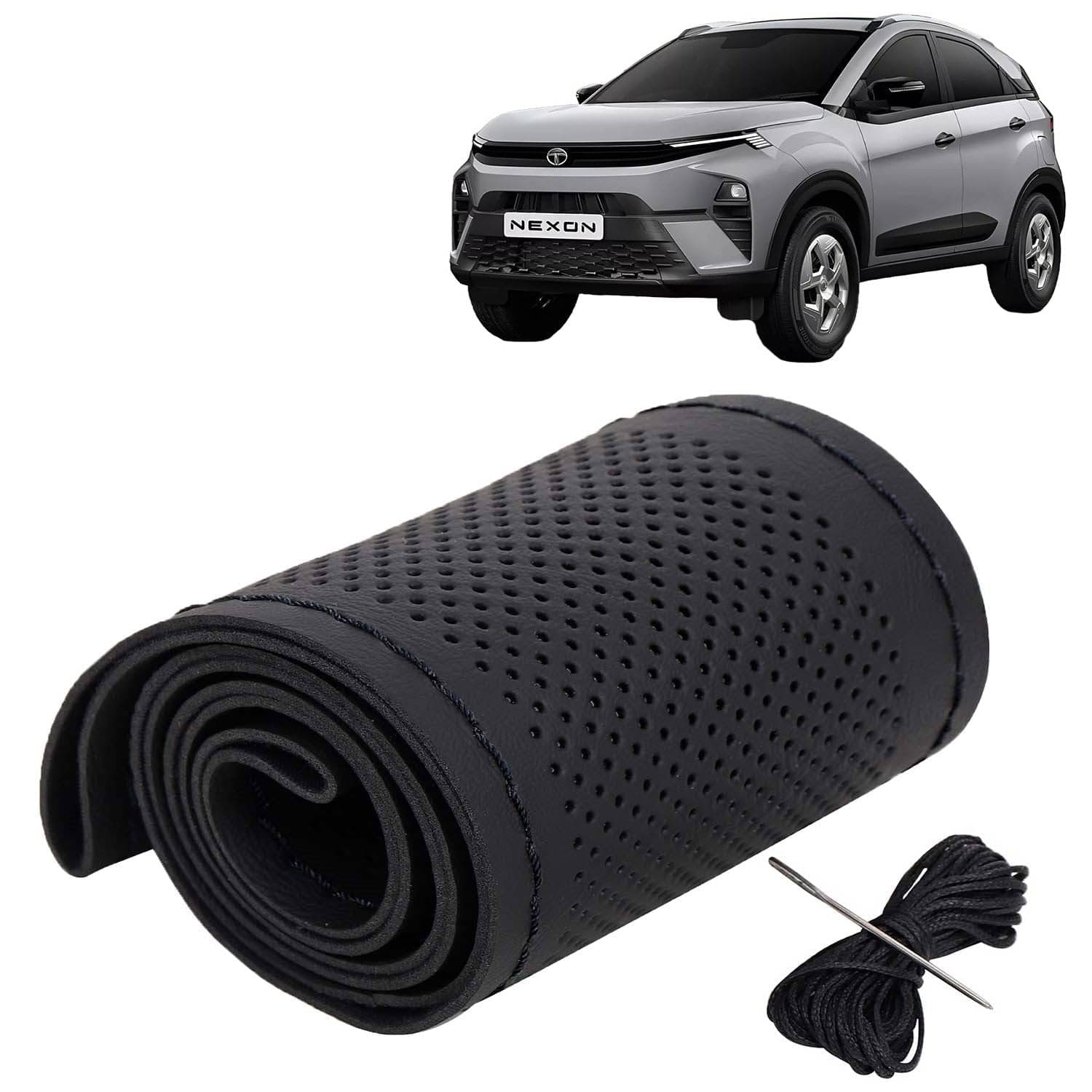 CarFrill Steering Cover Leather     			CarFrill Steering Cover Leather