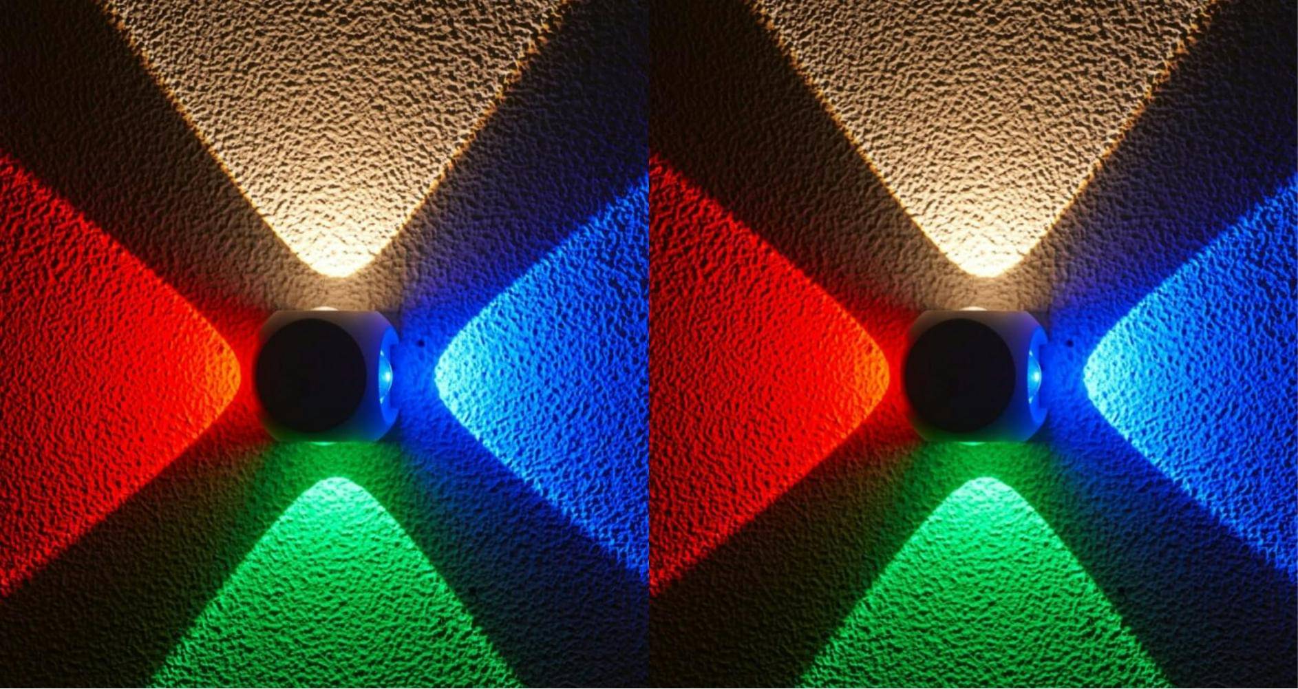     			DAJUBHAI Multicolor Up & Down Light Lamp ( Pack of 2 )