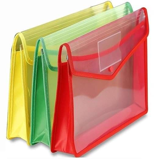 Eclet Multicolor Button Folder ( Pack of 3 ) Eclet Multicolor Button Folder ( Pack of 3 )