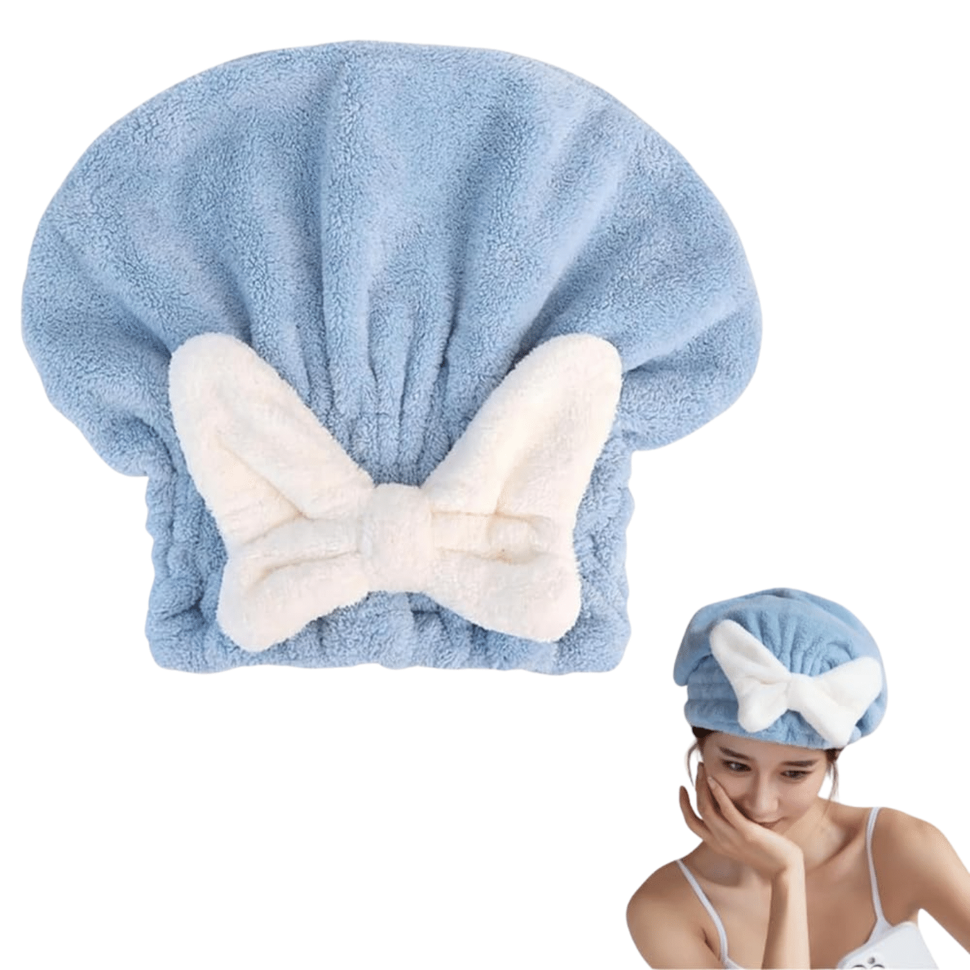 FEZORA Microfibre Colorblock Above 600 -GSM Bath Towel ( Pack of 1 ) - Light Blue FEZORA Microfibre Colorblock Above 600 -GSM Bath Towel ( Pack of 1 ) - Light Blue