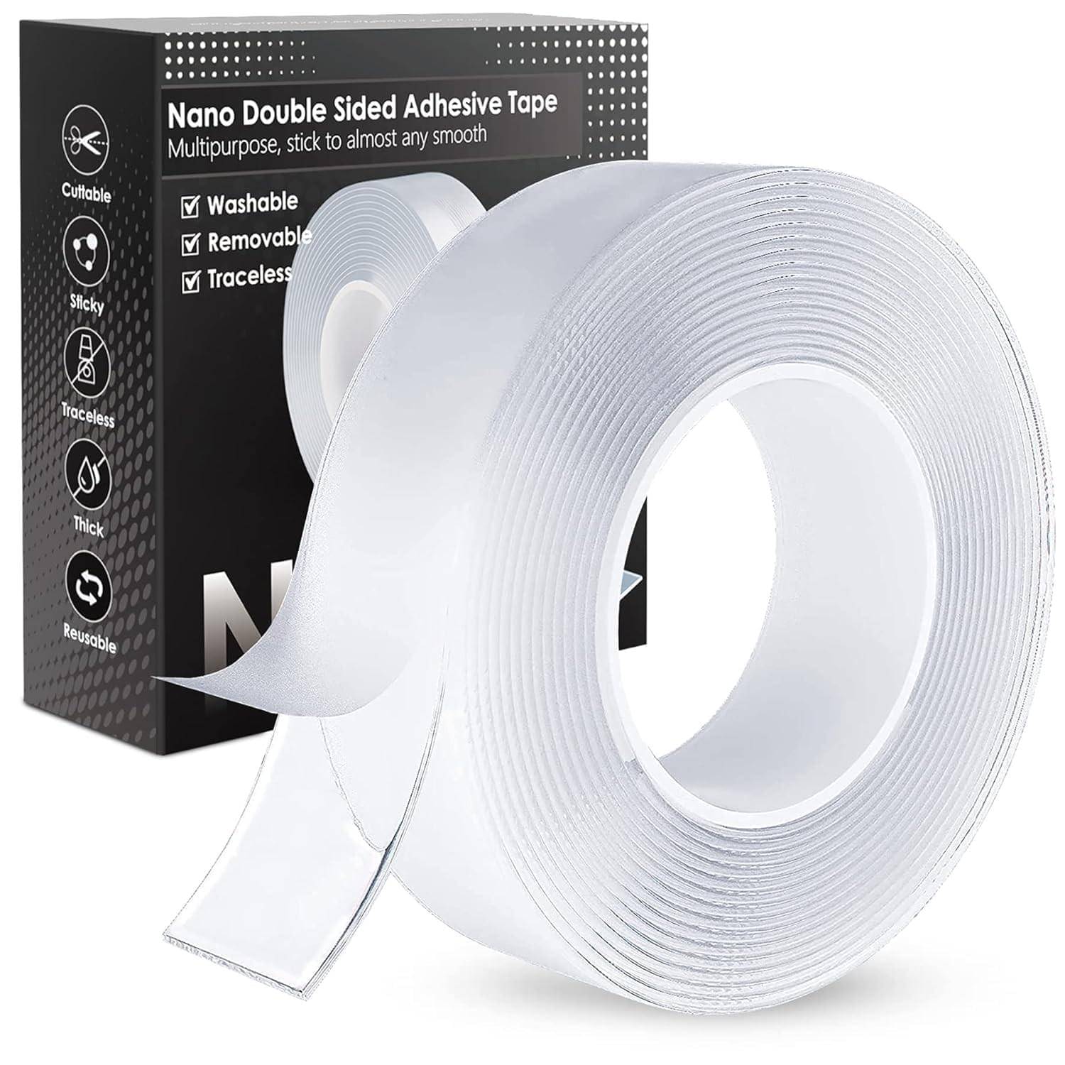 Freedy White Double Sided Nano Tape ( Pack of 1 ) Freedy White Double Sided Nano Tape ( Pack of 1 )