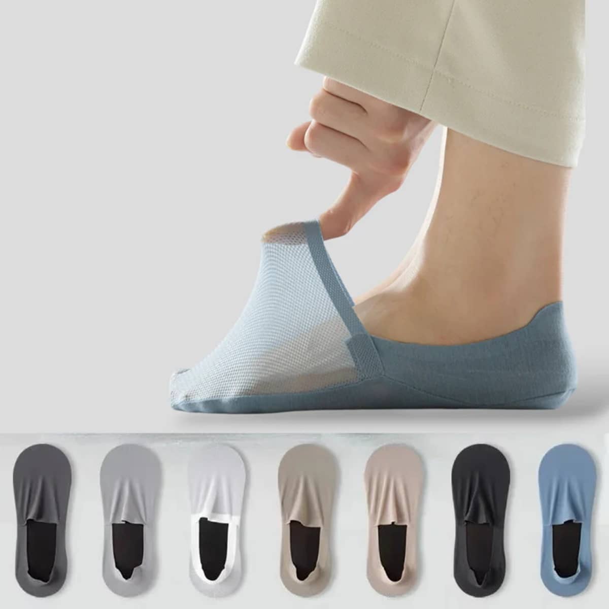 GEEO Pack of 3 Men's Cotton Blend Low Cut Socks ( Multicolor ) - Socks | Buy online on ZillyBuy