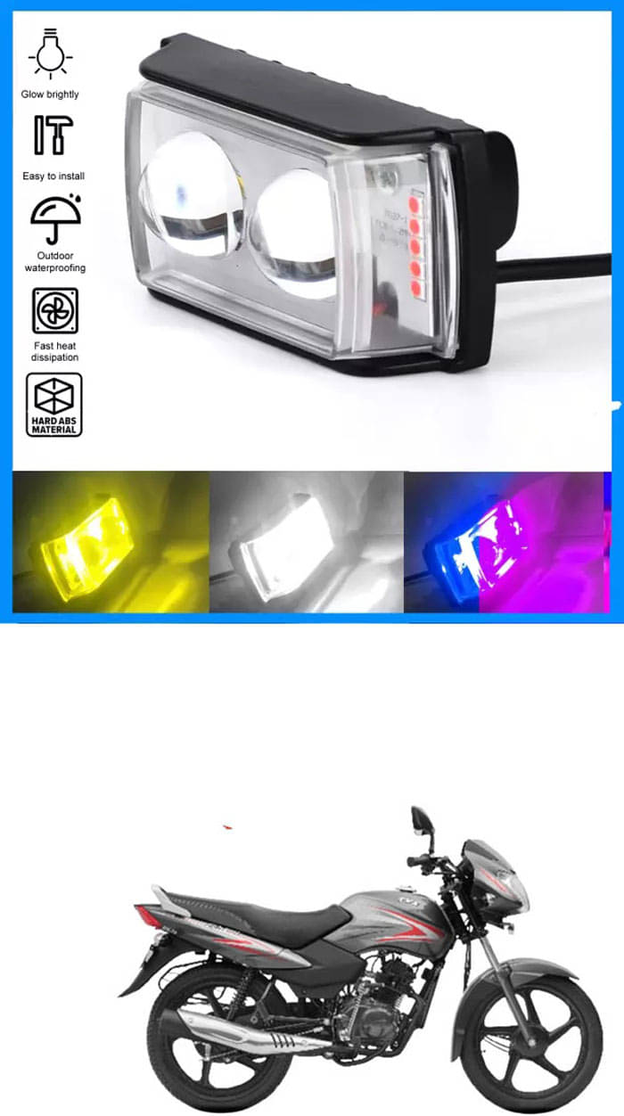     			Genric Fog Light For TVS ( Pack of 1 )