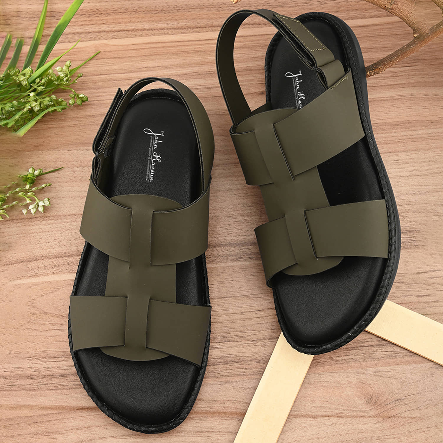 John Karsun - Olive Men's Sandals