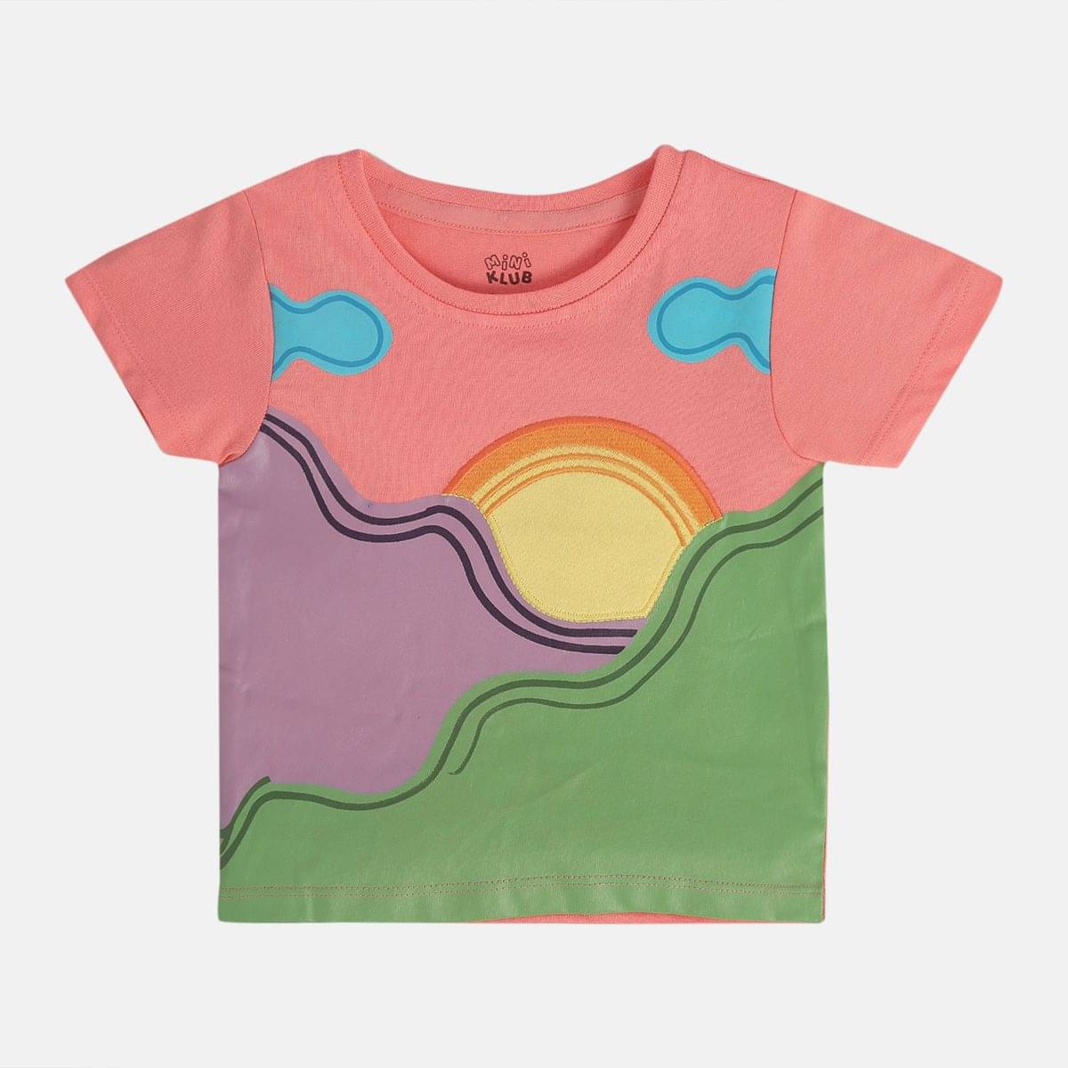     			MINI KLUB Pack of 1 Baby Girls Cotton Top ( Pink )