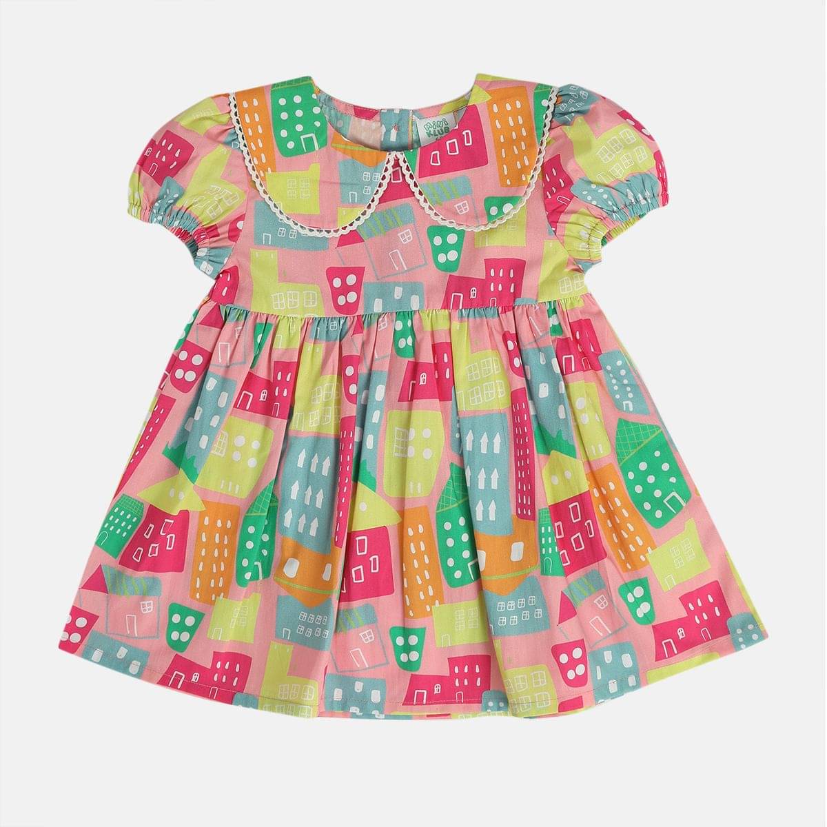     			MINI KLUB Pack of 1 Baby Girls Cotton Dress ( Multicolor )