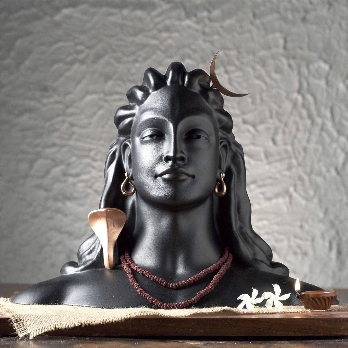     			NAVYAKSH BackFlow Shiva Showpiece 12 cm - Pack of 1