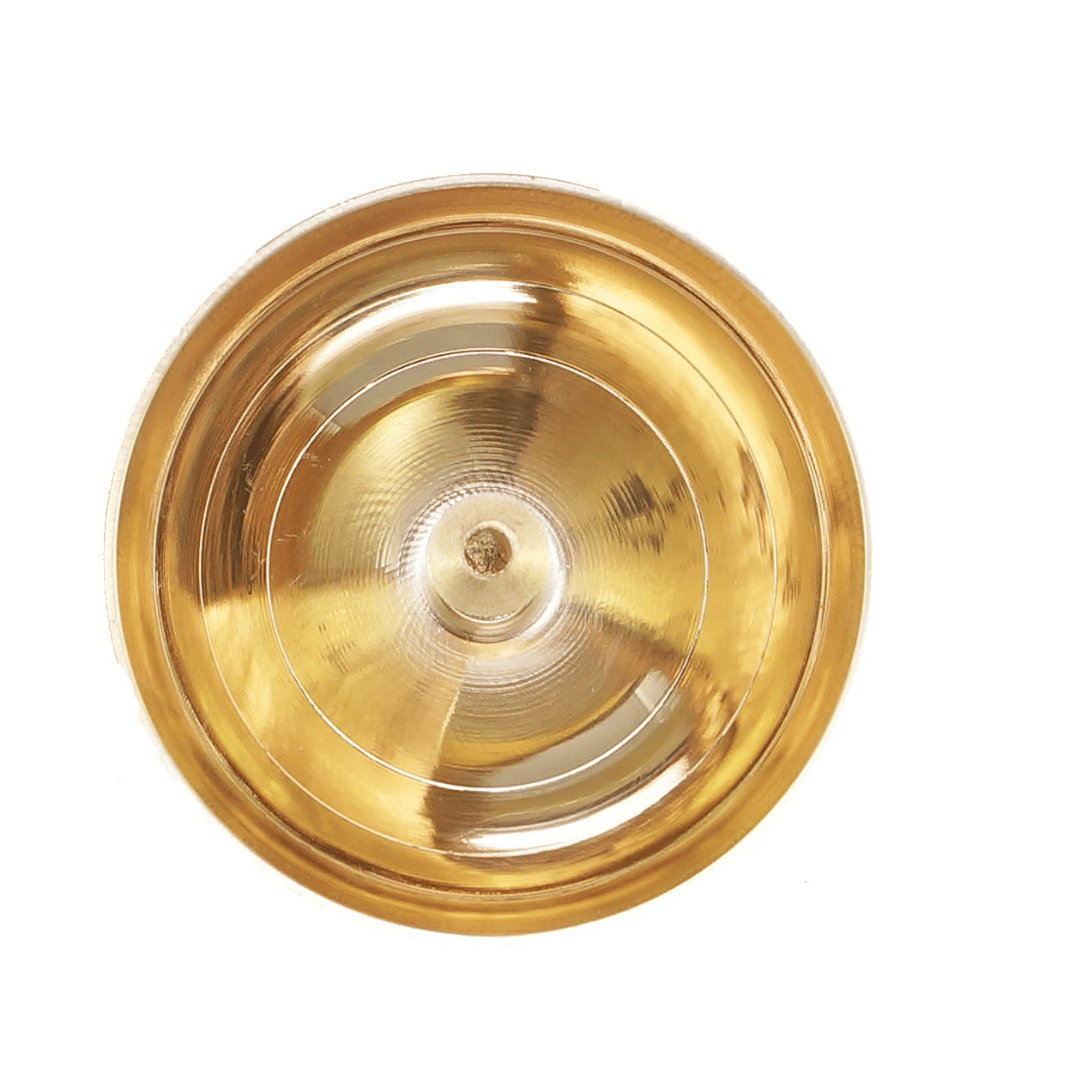     			NAVYAKSH Brass Akhand Diya - Pack of 1