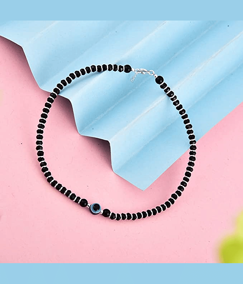 PUJVI Black Anklets ( Pack of 1 ) - Anklets | Buy online on ZillyBuy