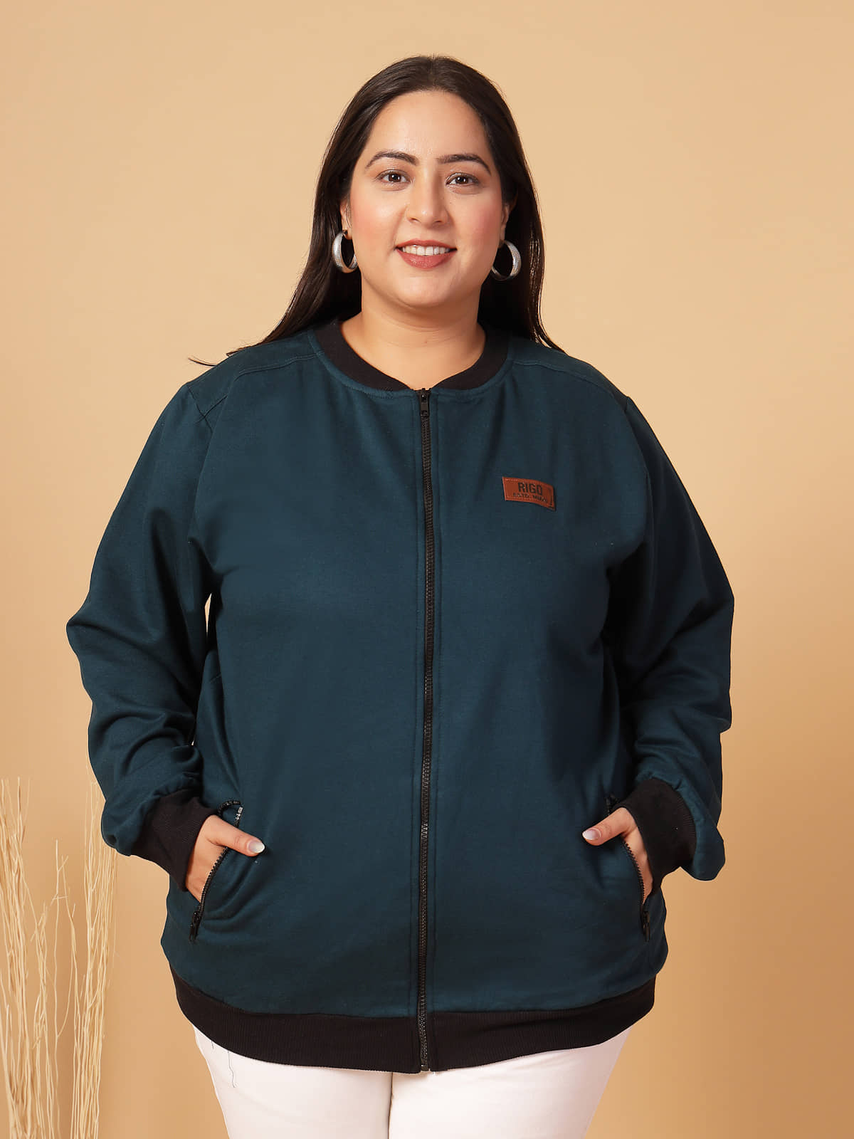 Rigo Women Bomber Jacket ( Navy Blue ) - Jackets & Coats | Buy online on ZillyBuy