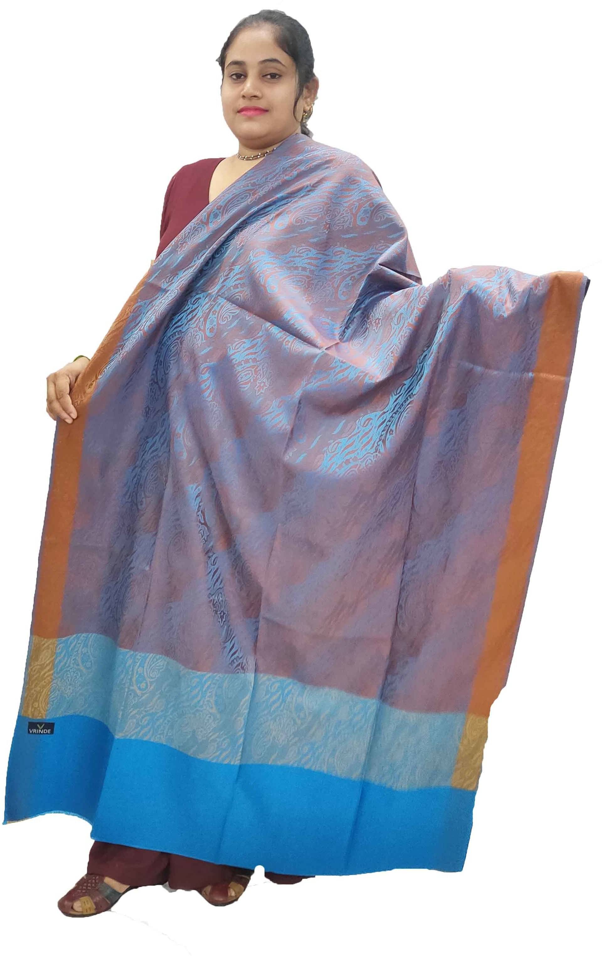 Sprha Multicolor Self Design Shawl - ( Pack of 1 ) Sprha Multicolor Self Design Shawl - ( Pack of 1 )