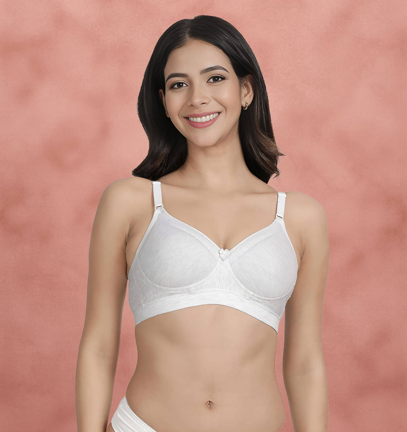     			Susie Light Grey Cotton Blend Lightly Padded Women's Everyday Bra ( Pack of 1 )