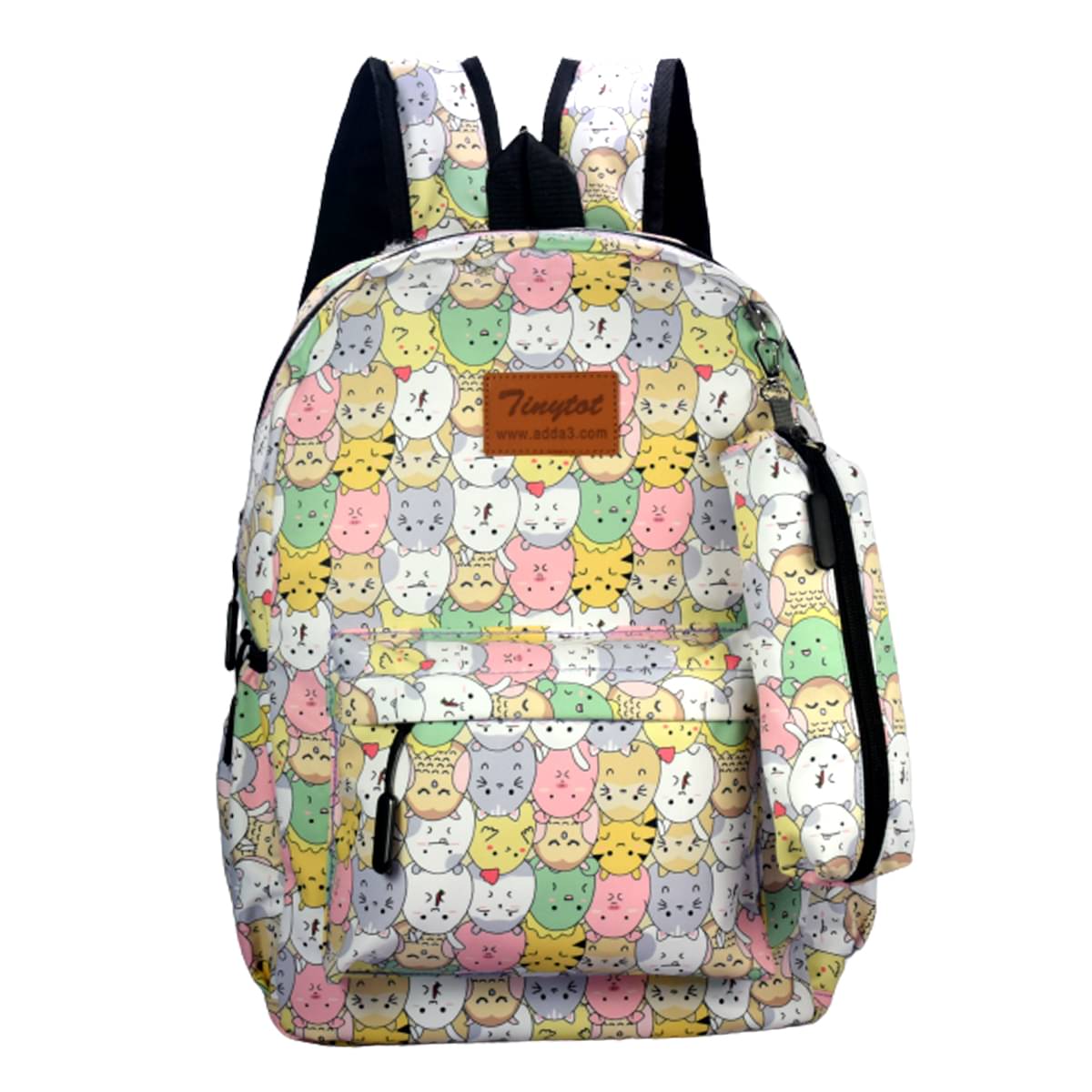 Tinytot Multicolor Polyester Backpack For Kids Tinytot Multicolor Polyester Backpack For Kids
