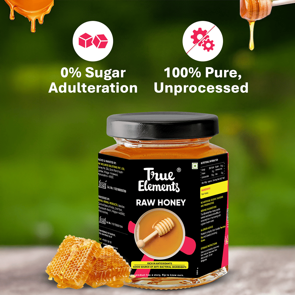 True Elements Forest Honey Raw 350