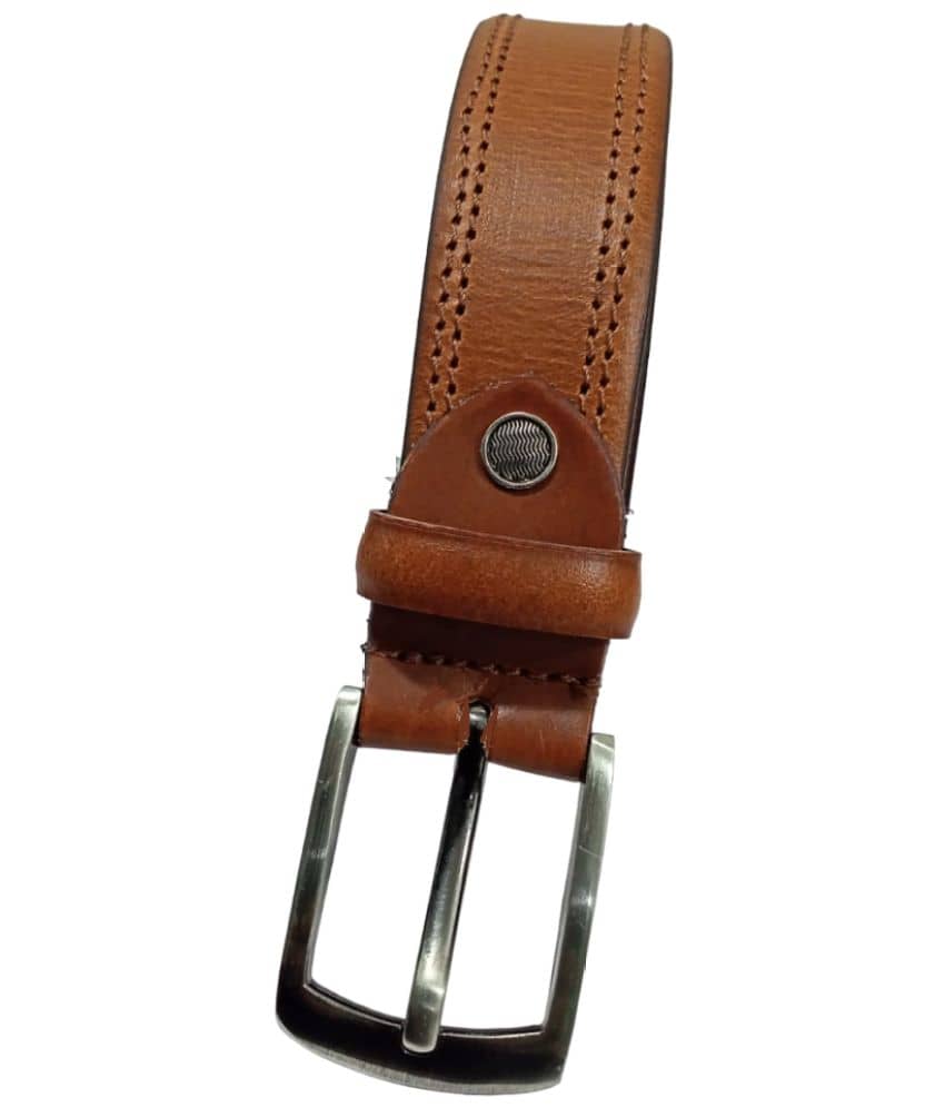 ULTIFAB - Tan Leather Men's Formal Belt ( Pack of 1 )