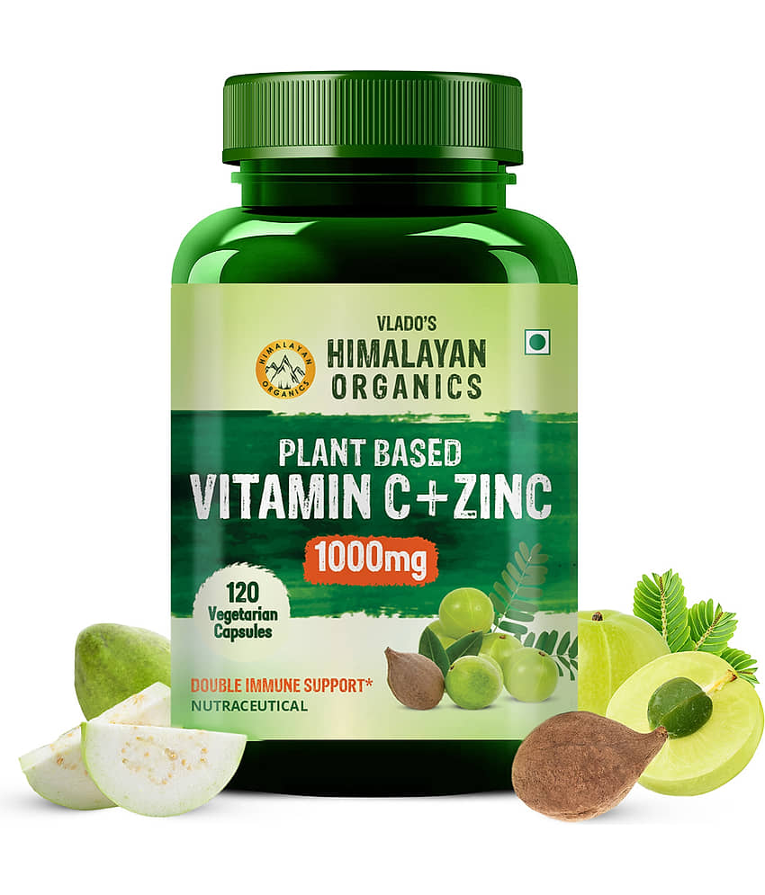 Vlado's Himalayan Organics Plant Based Vitamin C with Zinc - 120 No.s