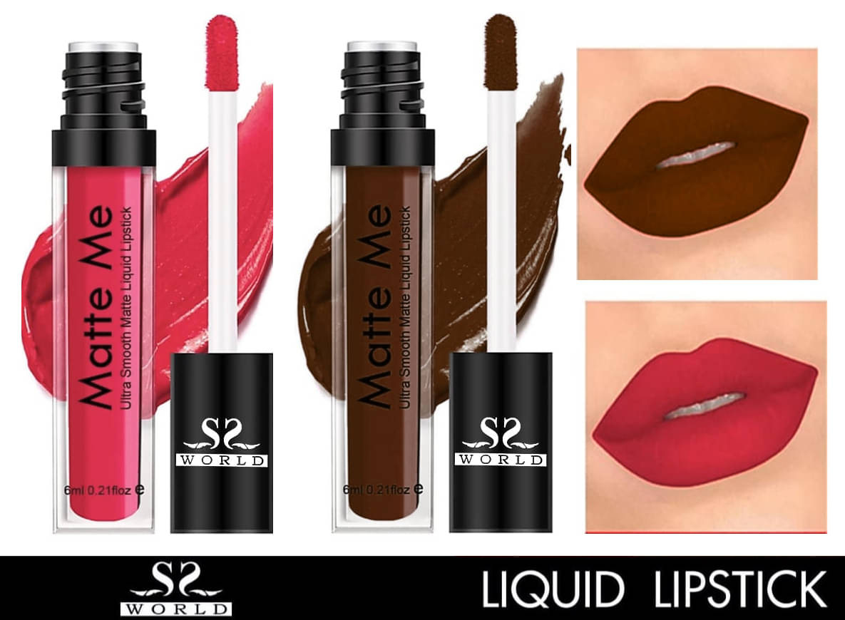     			ssworld Brown Matte Lipstick 6