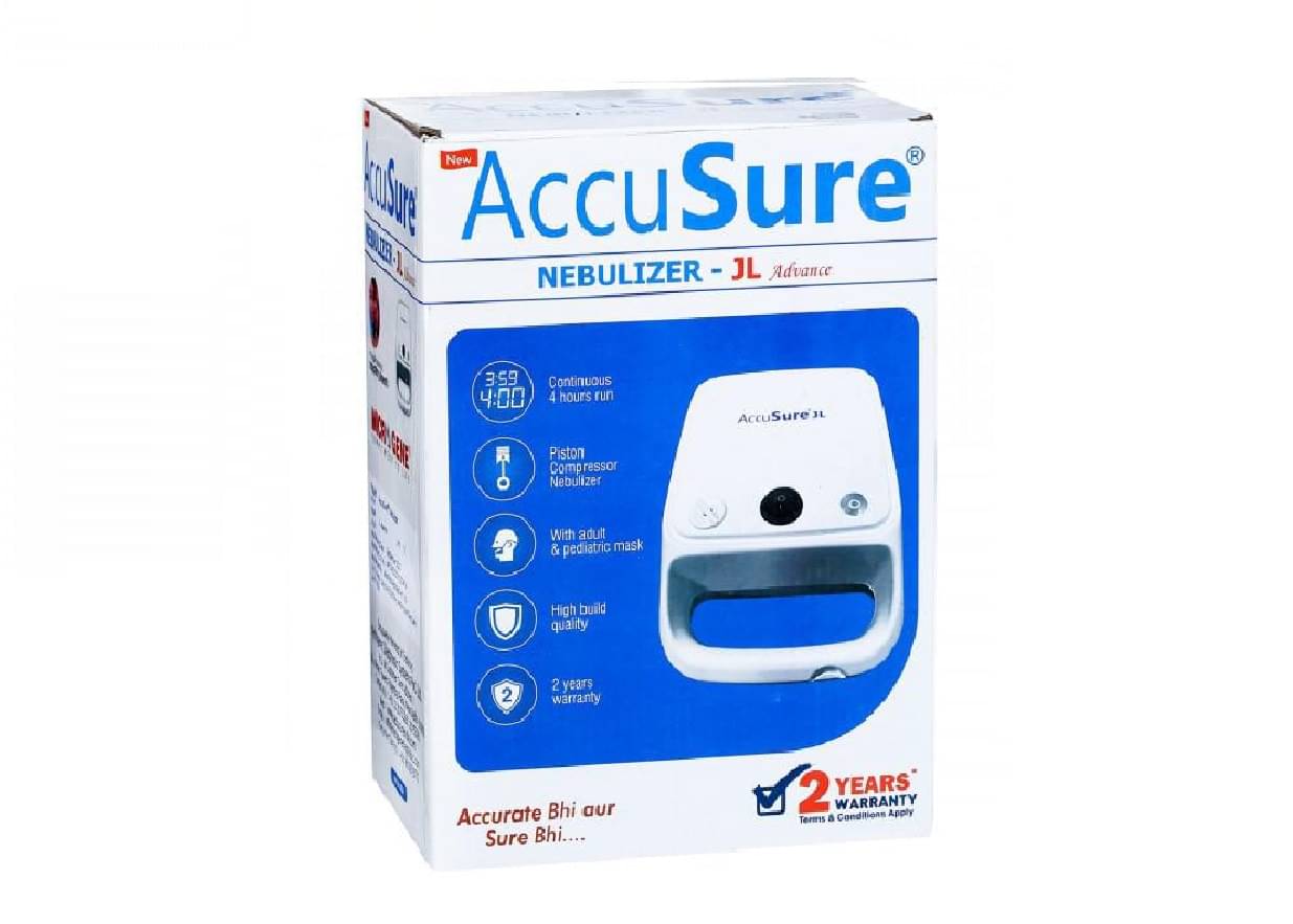     			ACCUSURE JL Piston Compressor Nebulizer with Mask