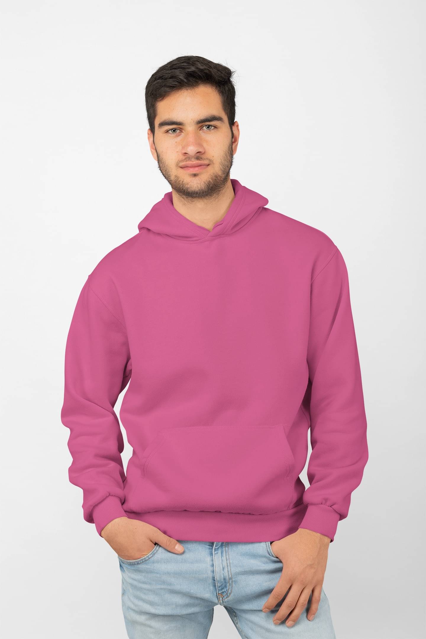     			ACENTEO Fleece Hooded Men's Sweatshirt - Pink ( Pack of 1 )