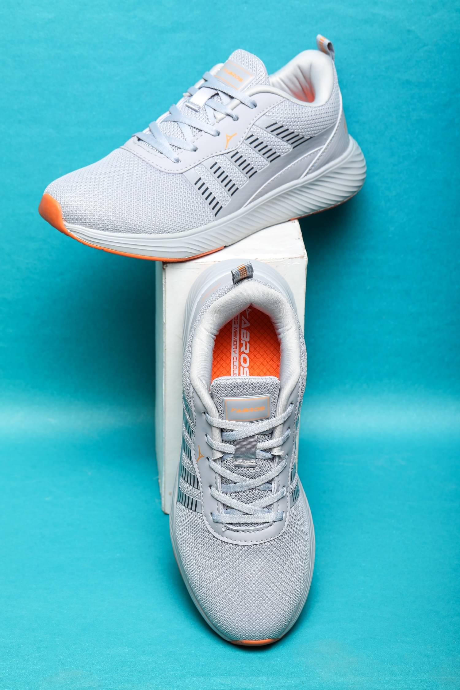 Abros HARVEY-M Light Grey Men's Sports Running Shoes Abros HARVEY-M Light Grey Men's Sports Running Shoes