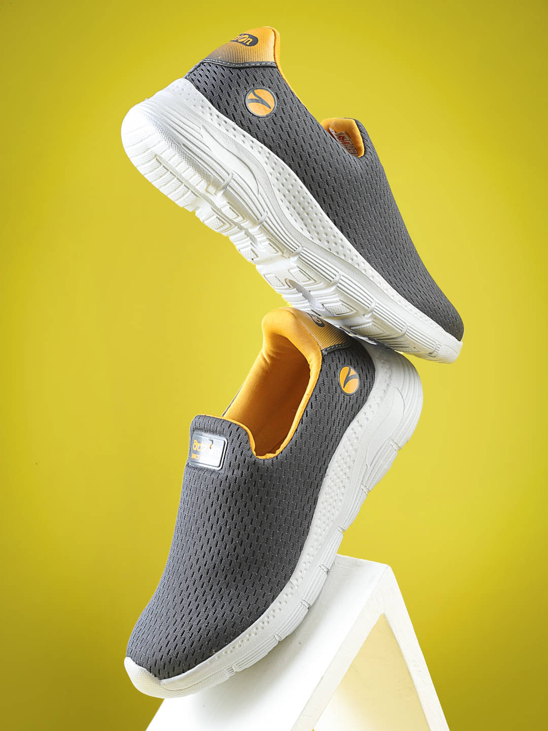     			Action - Grey Boy's Running Shoes ( 1 Pair )