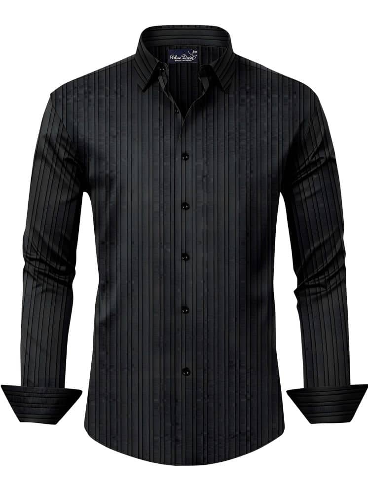 Bluedove Poly Cotton Regular Fit Solids Full Sleeves Men's Casual Shirt - White ( Pack of 1 )