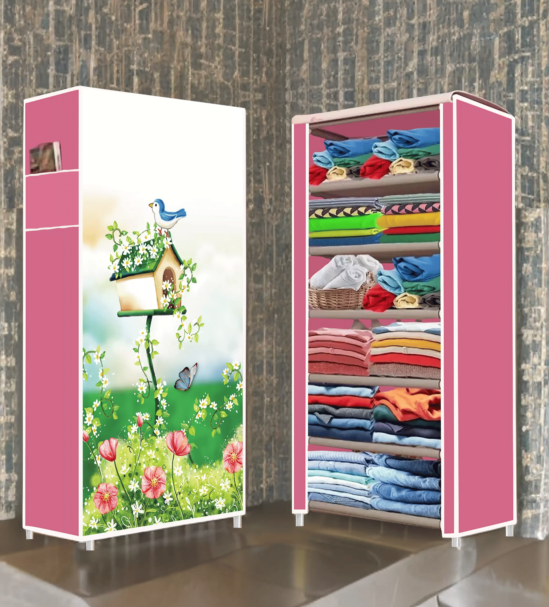 CMerchants Collapsible Wardrobes ( Pack of 1 )