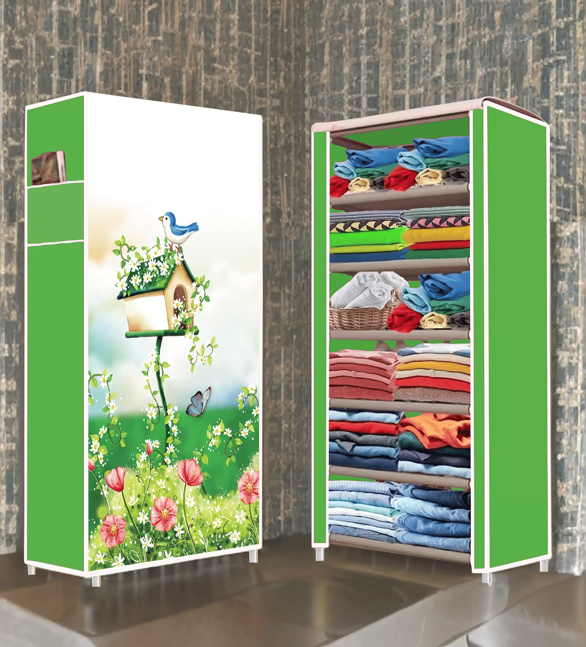 CMerchants Collapsible Wardrobes ( Pack of 1 )