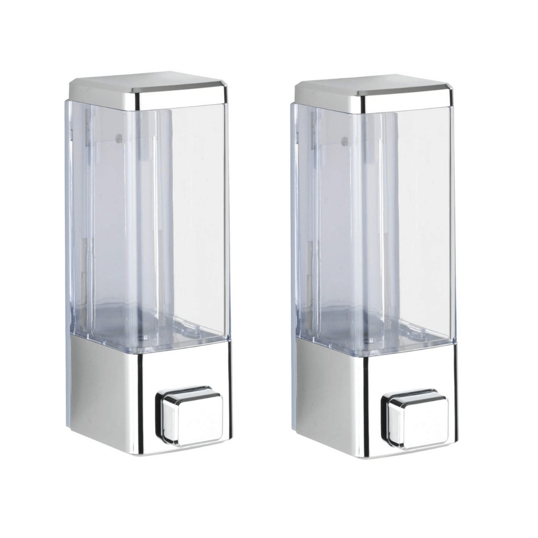 COSWARE - Soap Dispenser ABS Transparent 2Set COSWARE - Soap Dispenser ABS Transparent 2Set