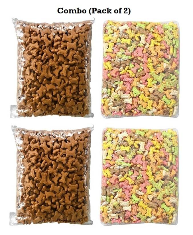 Dog Biscuit Combo Pack Cocoa & Mix Flavor Pack of 2 Each 200Gm Dog Biscuit Combo Pack Cocoa & Mix Flavor Pack of 2 Each 200Gm