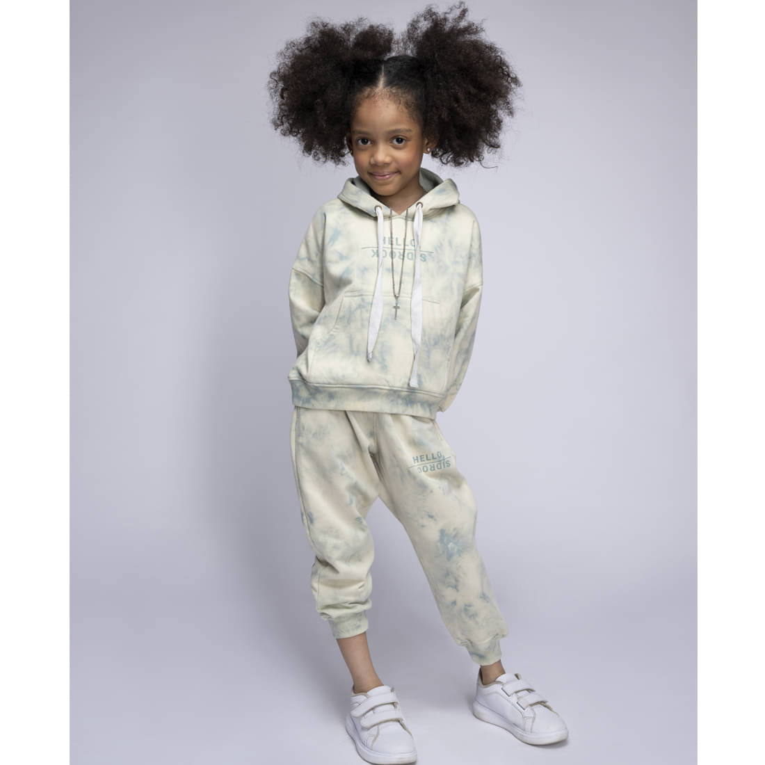    			FANZI Girls Cotton Spandex Tracksuit ( Pack of 1 , Green )