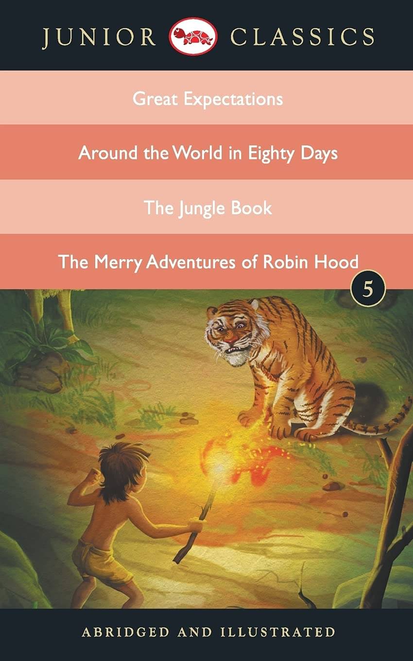     			Junior Classic Book 5 (Great Expectations, Around The World In Eighty Days, The Jungle Book, The Merry Adventures Of Robin Hood)