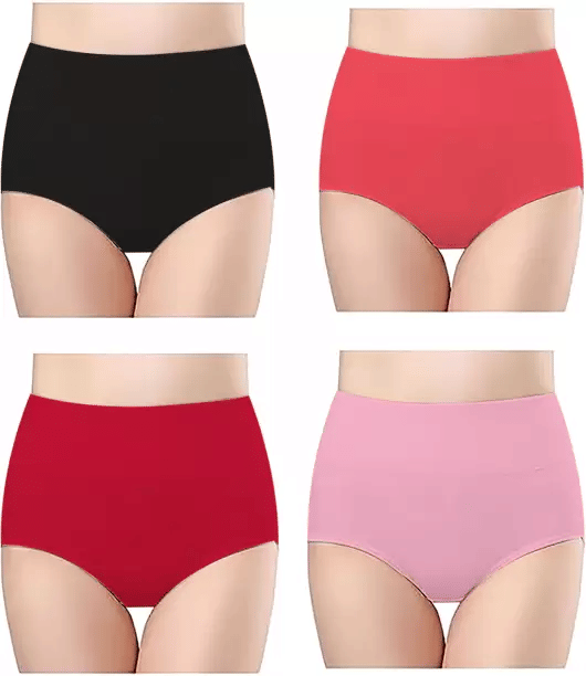 Louis Craft Pack of 4 Cotton Lycra Boy Shorts For Women ( Multicolor4 )     			Louis Craft Pack of 4 Cotton Lycra Boy Shorts For Women ( Multicolor4 )