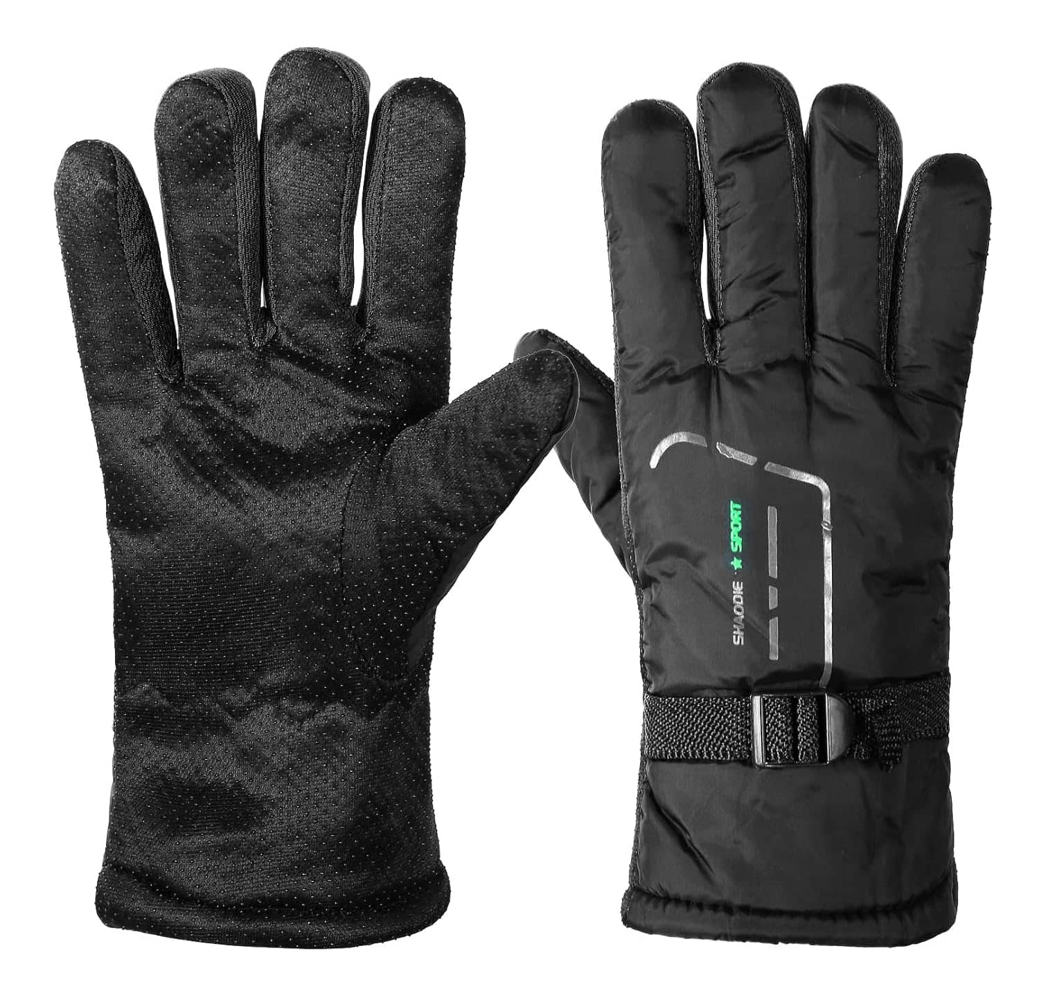 MANDEV Black Woollen Men's Woollen Gloves ( Pack of 2 ) - Jewellery Sets | Buy online on ZillyBuy