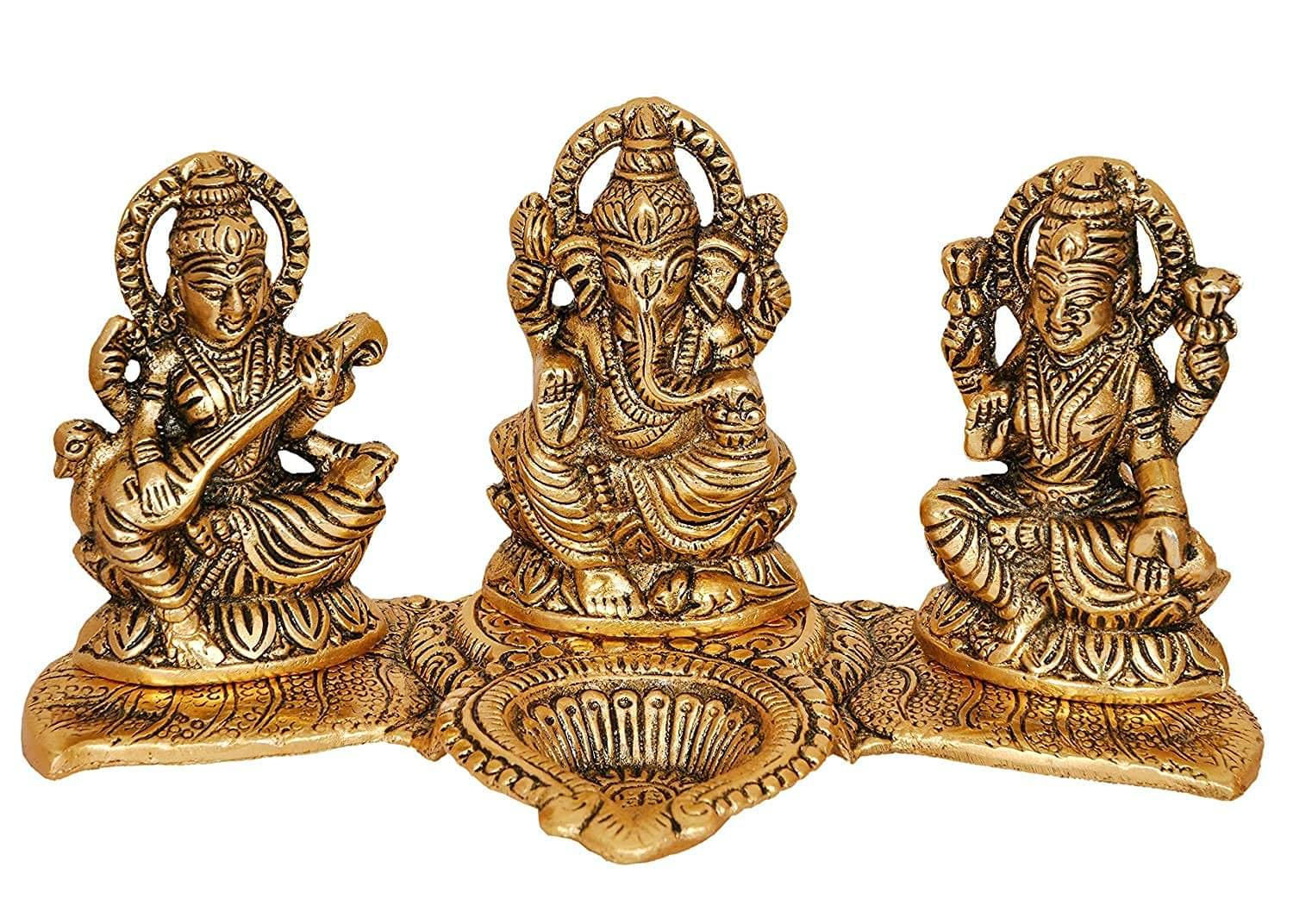    			NAVYAKSH Palm Ganesha Showpiece 12 cm - Pack of 1