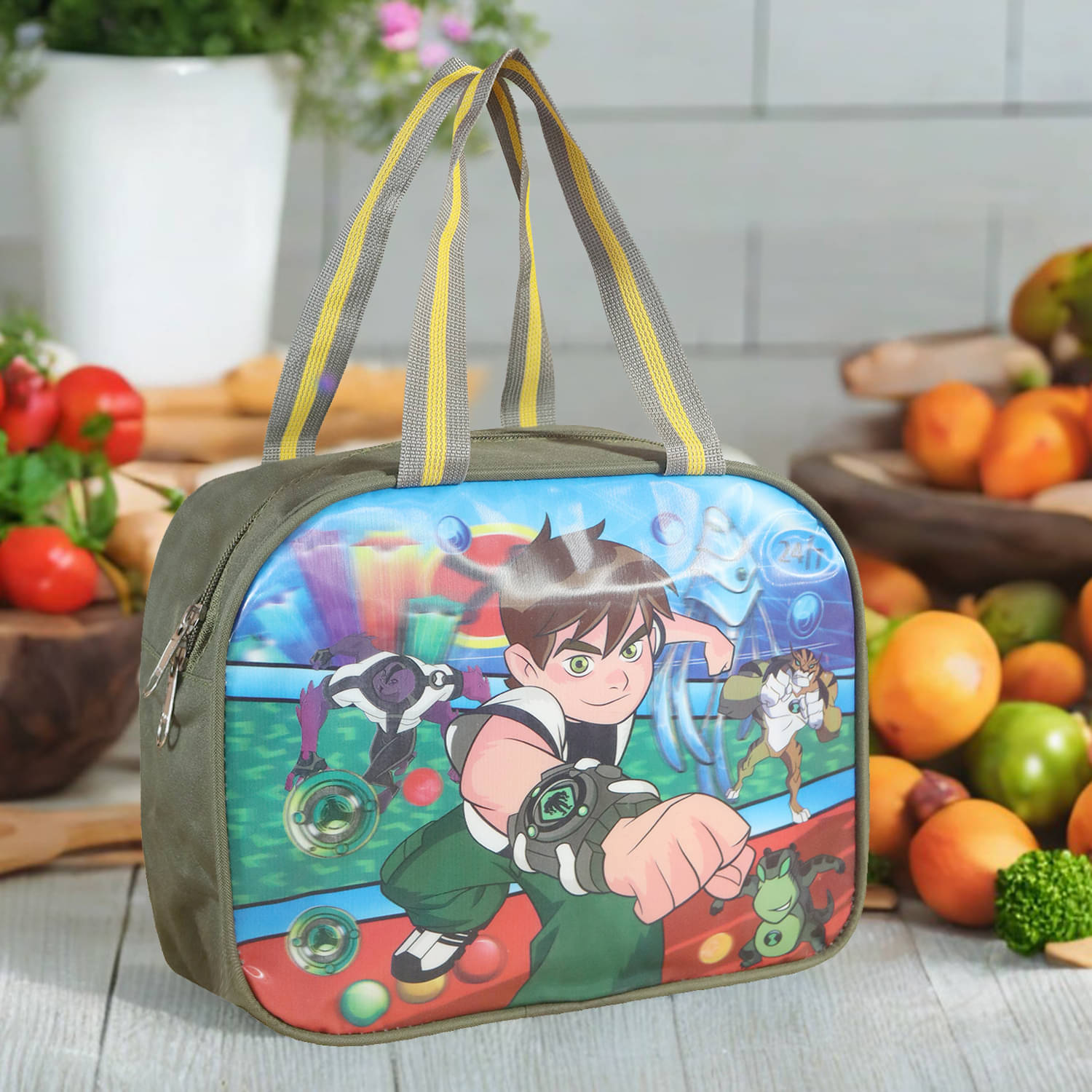     			NuMe Green Polyester Lunch Bag Pack of 1