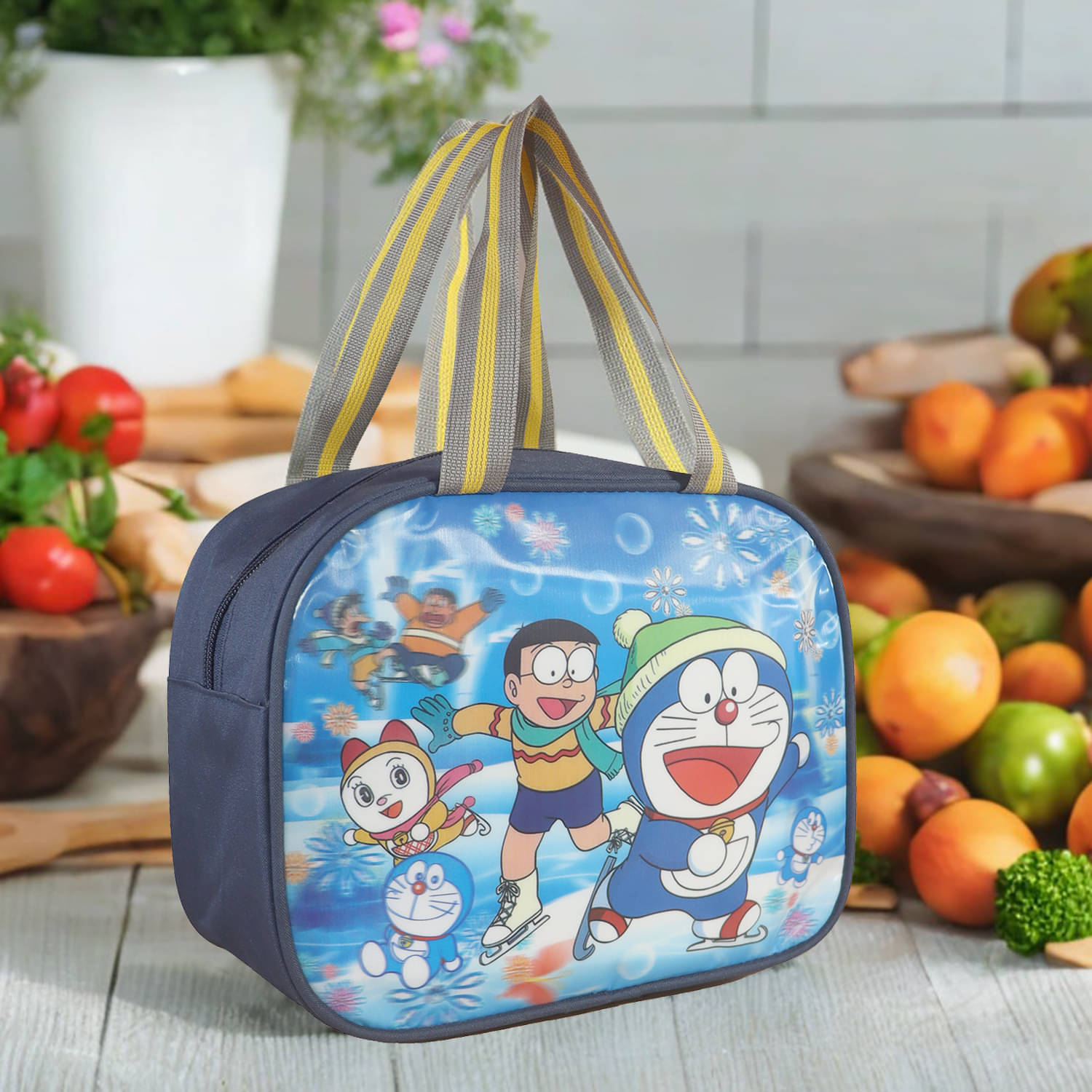     			NuMe Multi Color Polyester Lunch Bag Pack of 1