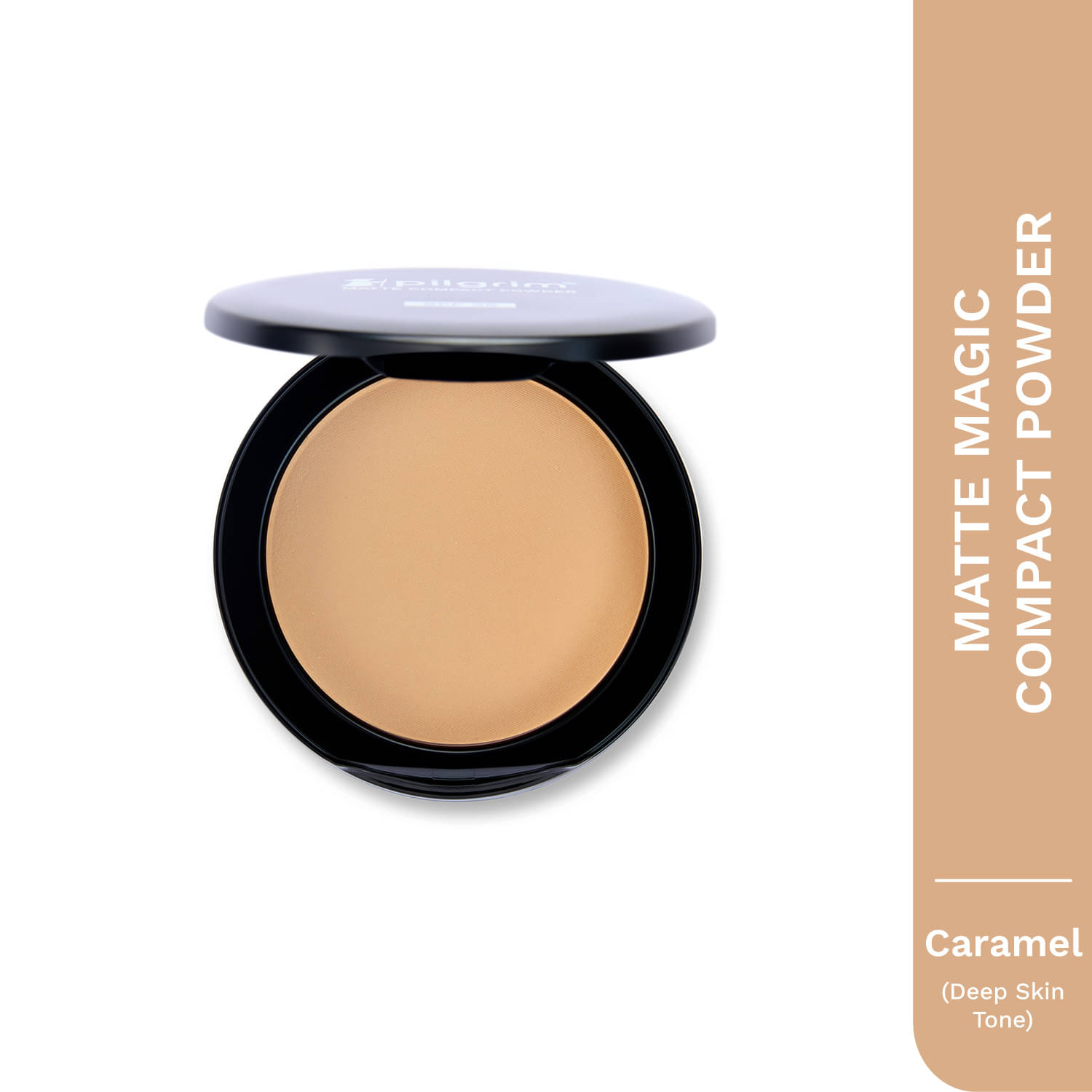     			Pilgrim Caramel-25 Matte Finish Compact Powder Spf 25 Make Up,For All Skin Type,7G (pack Of 1)