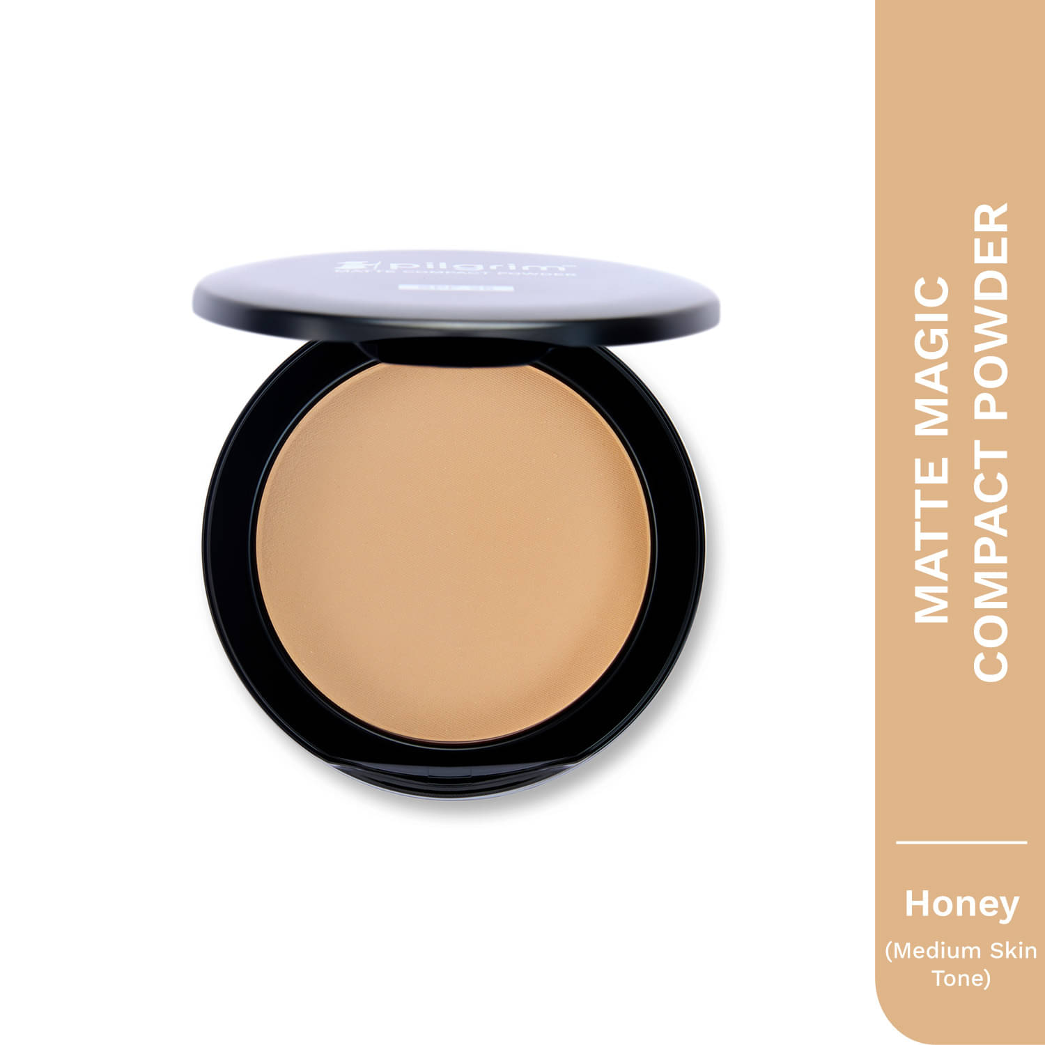     			Pilgrim Honey-15 Matte Finish Compact Powder Spf 25 Make Up,For All Skin Type,7G (pack Of 1)