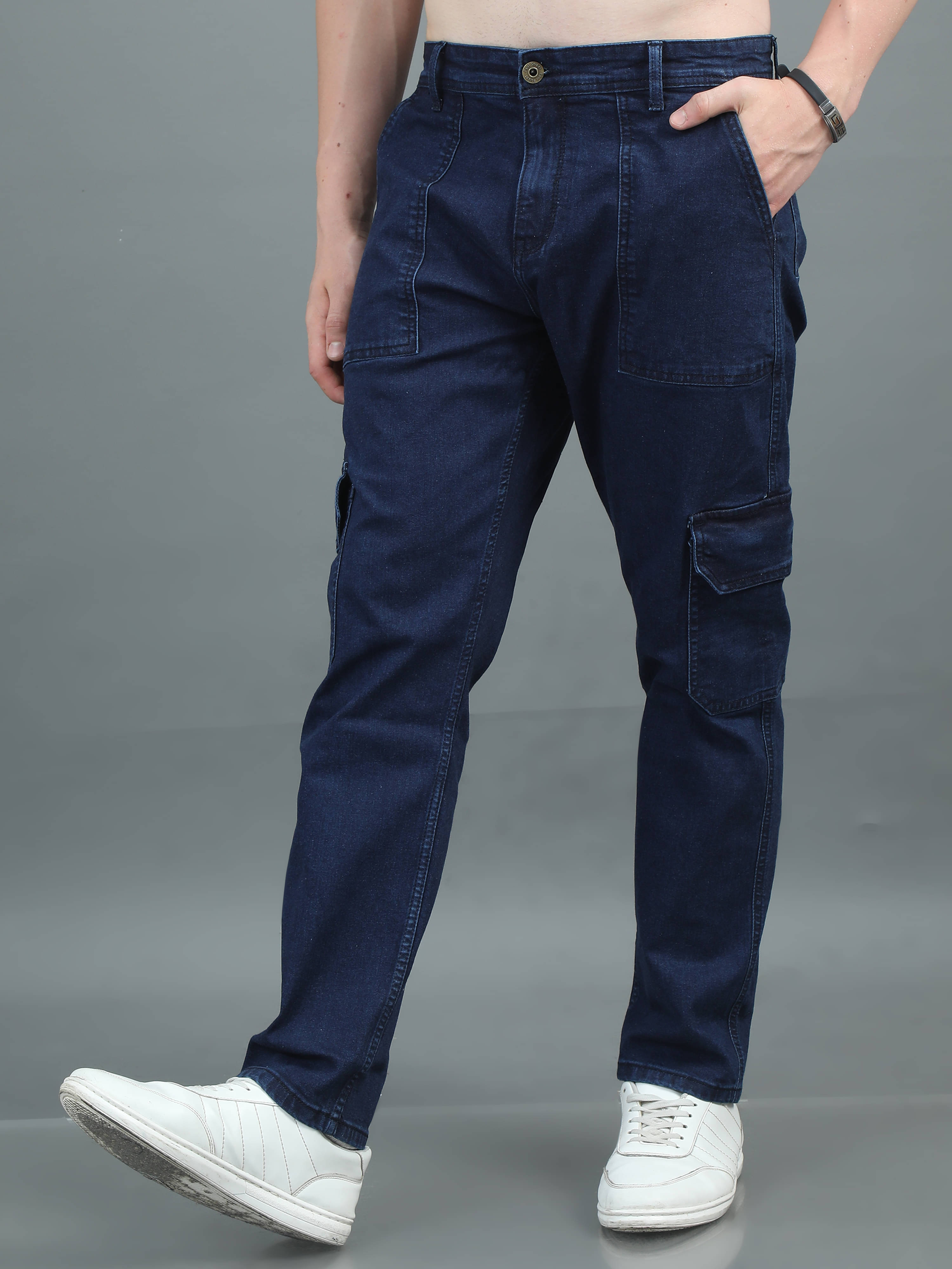 Paul Street Relaxed Washed Men's Jeans - Dark Blue ( Pack of 1 )     			Paul Street Relaxed Washed Men's Jeans - Dark Blue ( Pack of 1 )