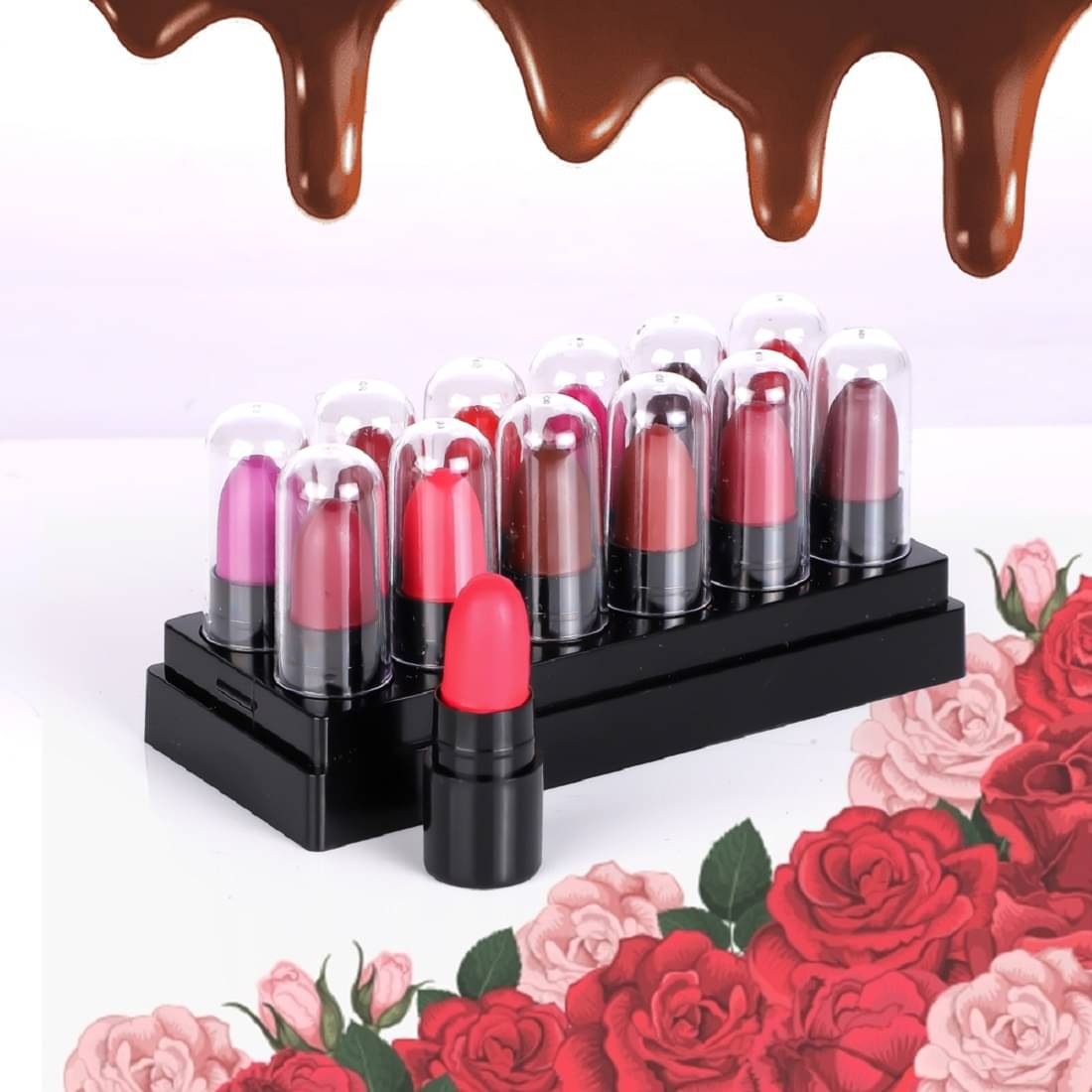 Play Run Minis Pout Party Matte Lipstick Highly Pigmented Mini Lipsticks (Set of 12 ) Play Run Minis Pout Party Matte Lipstick Highly Pigmented Mini Lipsticks (Set of 12 )