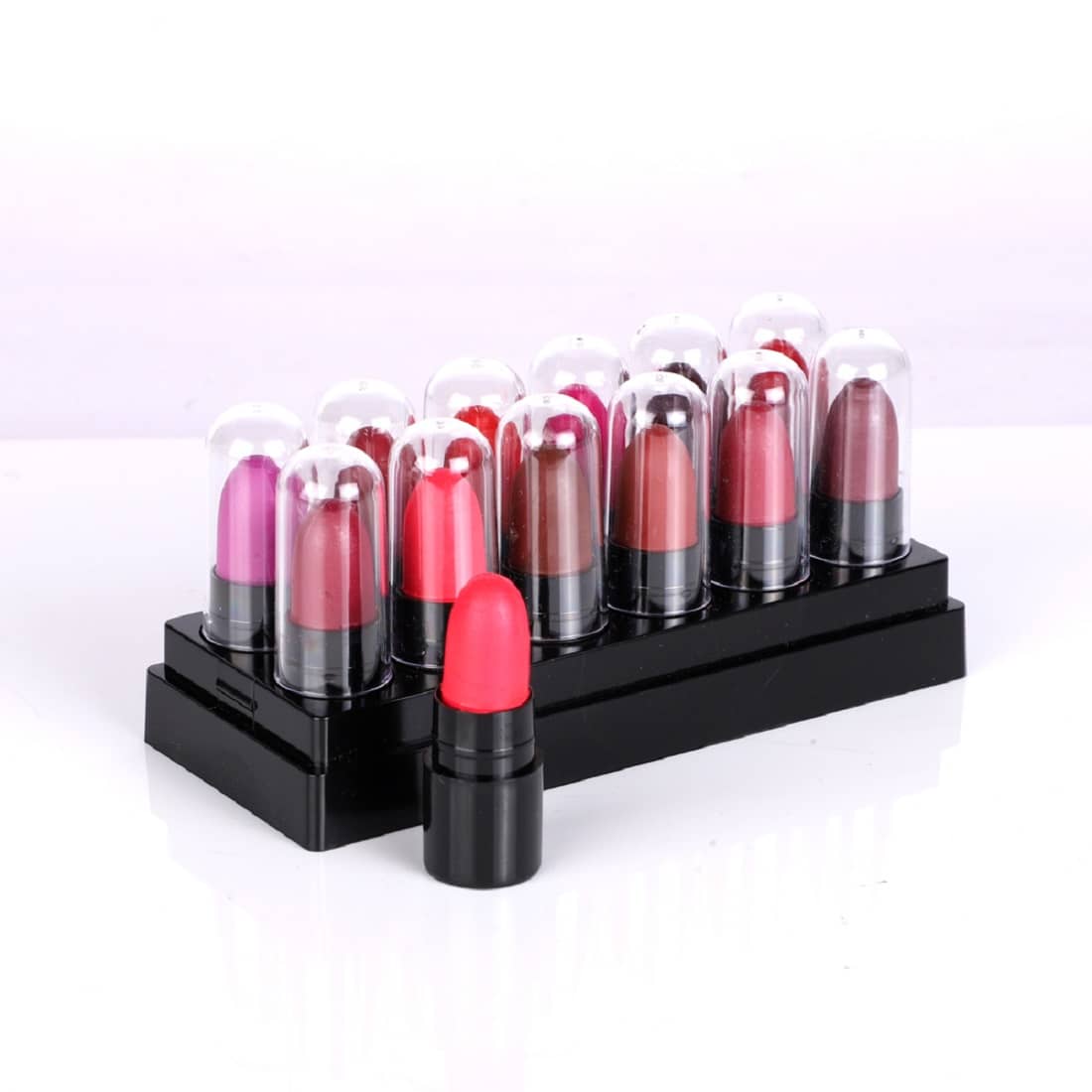 Play Run Minis Pout Party Matte Lipstick Highly Pigmented Mini Lipsticks (Set of 12 )