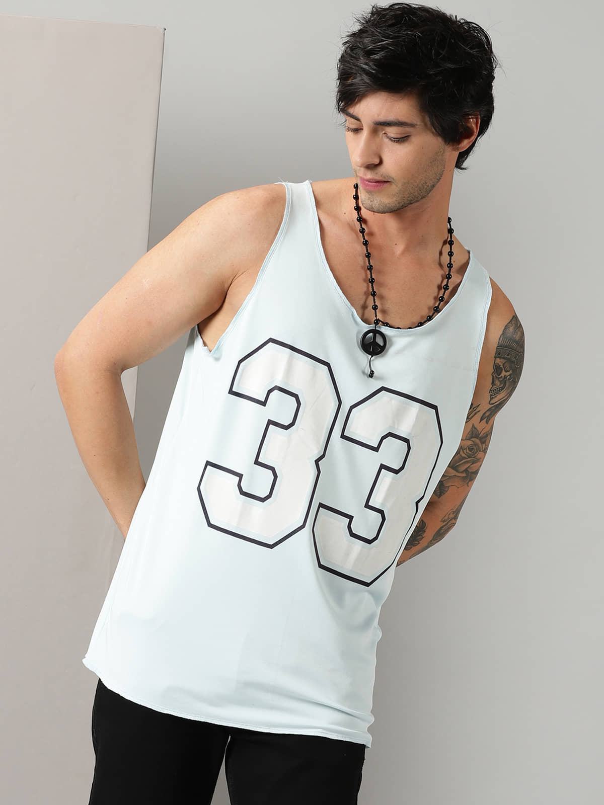 RodZen Pack of 1 Polyester Gym Vest For Men ( Blue ) - Nightwear & Loungewear | Buy online on ZillyBuy