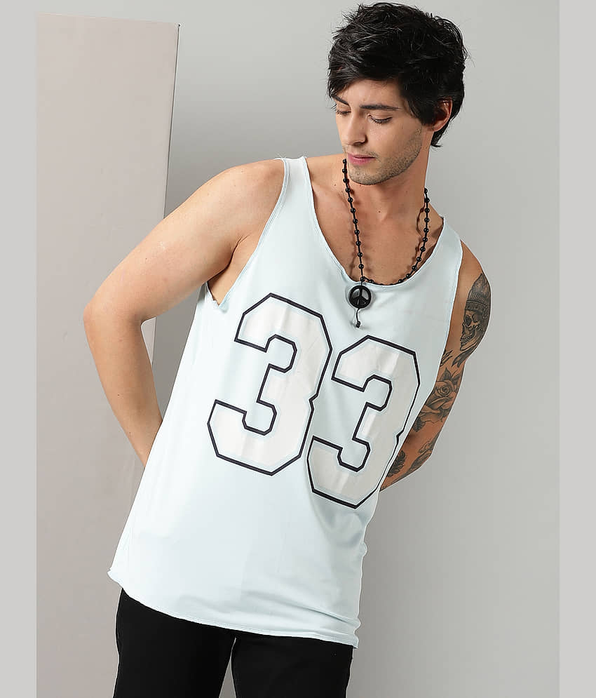 RodZen Pack of 1 Polyester Gym Vest For Men ( Blue ) - Nightwear & Loungewear | Buy online on ZillyBuy