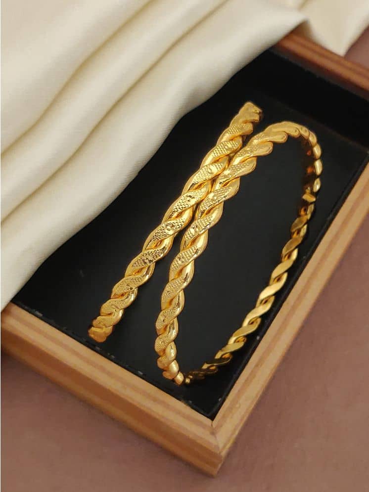 Shivay Fashion Gold Bangle Set ( Pack of 1 ) - Bangles & Bracelets | Buy online on ZillyBuy