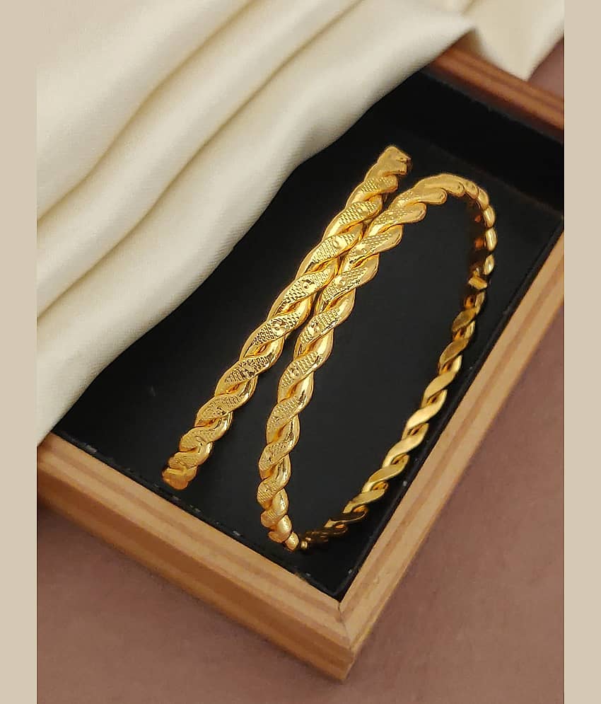 Shivay Fashion Gold Bangle Set ( Pack of 1 ) - Bangles & Bracelets | Buy online on ZillyBuy