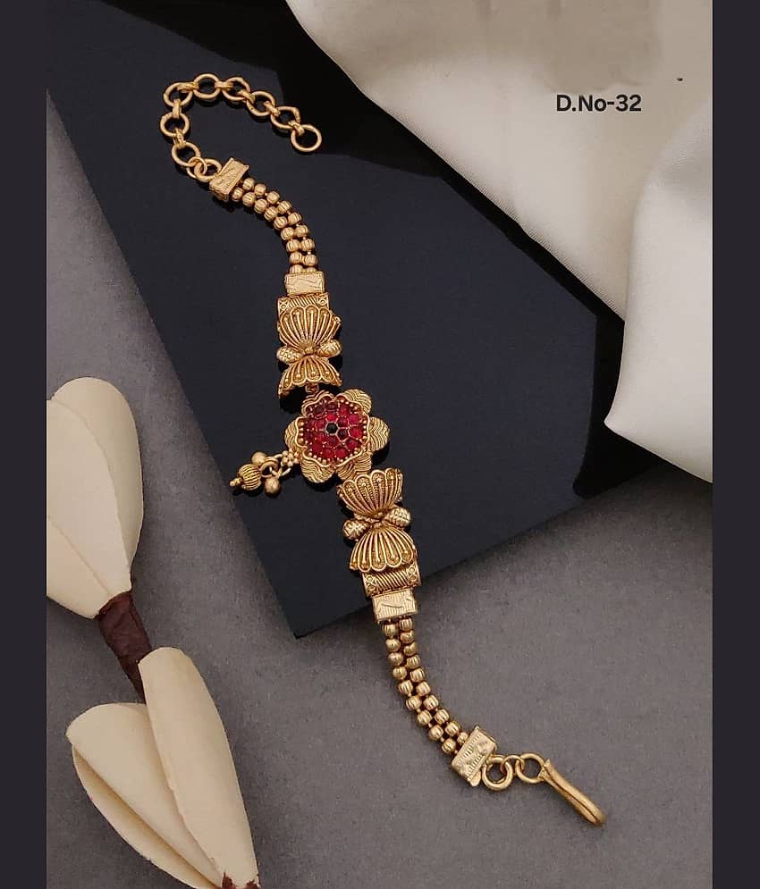 Shivay Fashion Gold Bracelet ( Pack of 1 ) - Bangles & Bracelets | Buy online on ZillyBuy